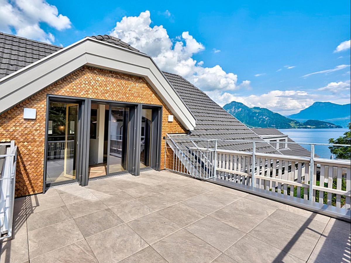 Boutique Guesthouse Villa Pescheria B&B Weggis Eksteriør billede